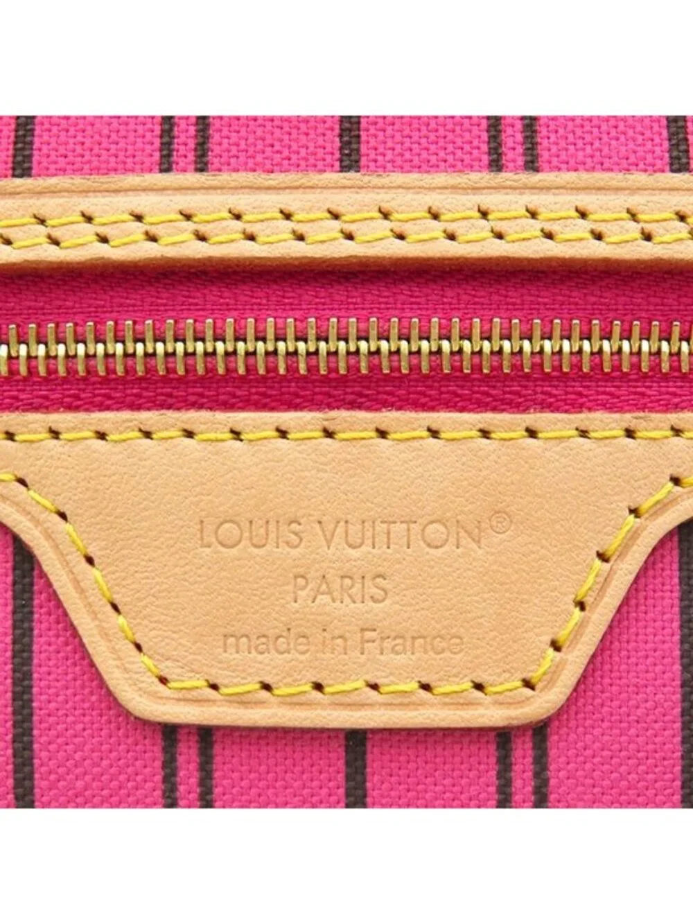 Louis Vuitton 2-Way Bag Neverfull Inside Out MM Canvas Monogram Rose Pondicherry
